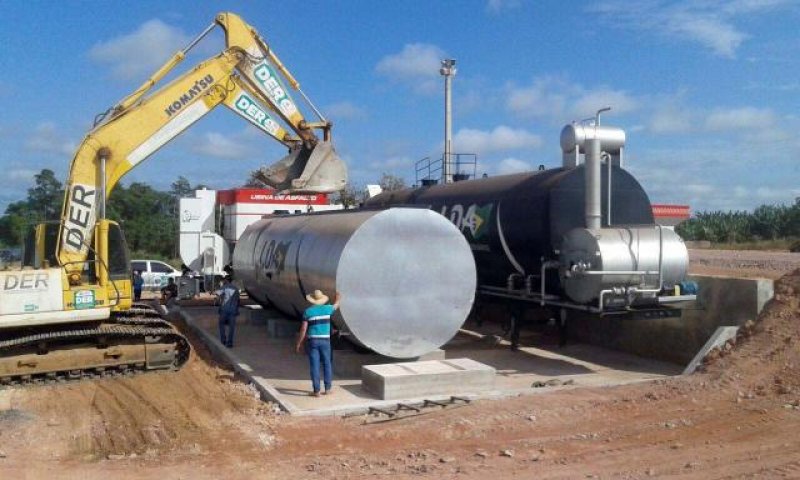 Usina de asfalto quente está pronta para entrar em operação em Rolim de Moura