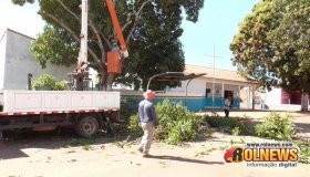 Cacoal: Árvores serão podadas para melhor visão das câmeras do vídeo...