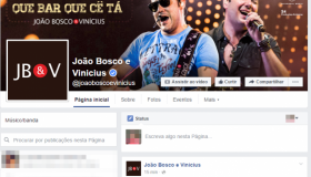 Página de João Bosco e Vinícius é bombardeada de críticas; Expovil diz que...
