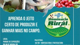 Rolim de Moura recebe Seminário Rural nesta quinta