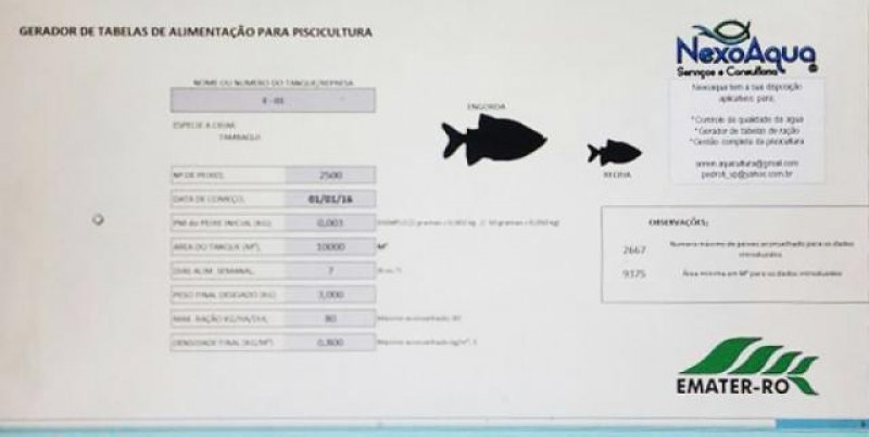 Aplicativo para gestão de piscicultura será forte aliado dos produtores de tambaqui em Rondônia