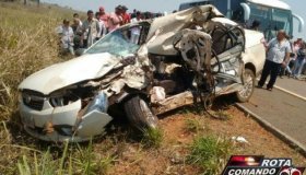 Grave acidente com três vítimas fatais na BR-429 em Seringueiras