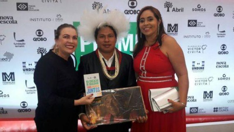 Professor indígena de Rondônia conquista segundo lugar no Prêmio Educador Nota 10