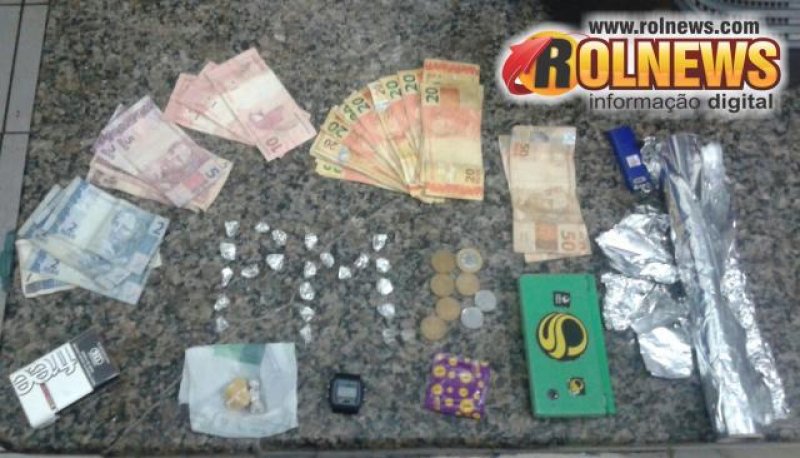 Traficante é preso em flagrante com droga e dinheiro da venda de entorpecentes em Cacoal