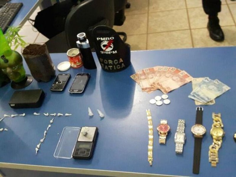 PM apreende adolescente suspeito de vender droga em Vilhena