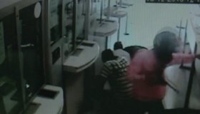 Ladrões invadem lotérica de Vilhena, arma dispara e eles fogem sem dinheiro