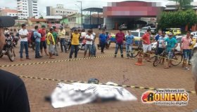 Homem é morto a tiros no Centro de Rolim de Moura
