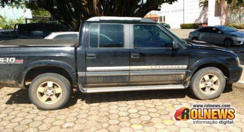 S10 é roubada na zona rural de Cacoal é localizada em Ji-Paraná
