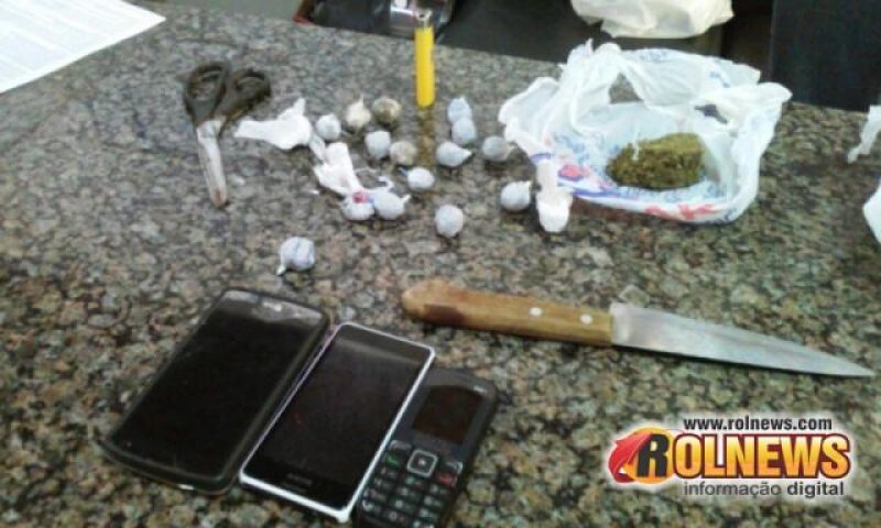 Três acusados de tráfico de drogas são presos em flagrante pela PM em Cacoal