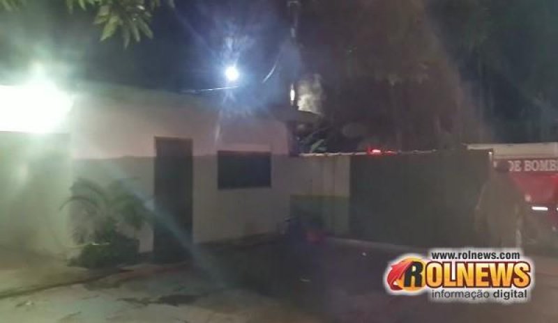Cinco cômodos de Albergue foram incendiados durante a madrugada em Cacoal