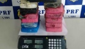 Homem é preso com 18 quilos de pasta base de cocaína na BR-364