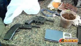 Acusados de tráfico são presos com droga em Cacoal