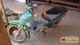 Biz adulterada é apreendida em frente a delegacia de polícia em Cacoal
