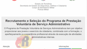 Inscrições para serviços administrativos da PM e Bombeiros iniciam na sexta;...