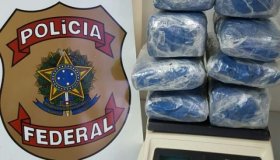 PF apreende 30kg de maconha Skunk no aeroporto de Porto Velho