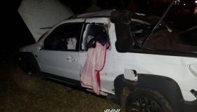 Rolim:Caminhoneiro morre após carro que conduzia capotar na RO-383