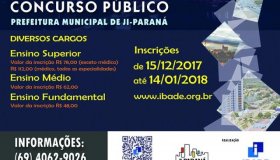 Prefeitura de Ji-Paraná abre concurso com 202 vagas e salários de até R$...