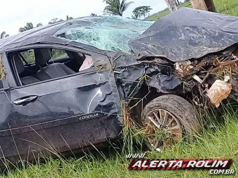 Advogada de Pimenta Bueno morre em capotamento próximo ao Distrito de Nova Estrela