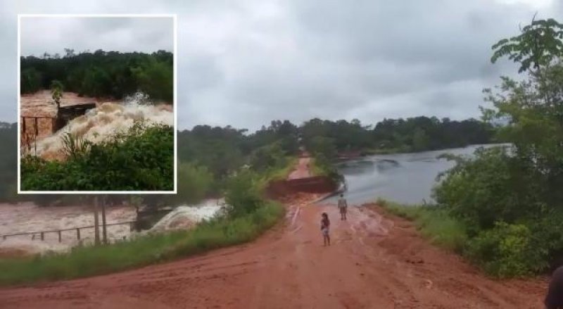 Barragem de hidrelétrica em Mato Grosso rompe e causa pânico na população