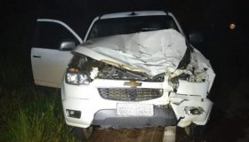 Carro com o deputado estadual Só na Bença se envolve em acidente na BR-364