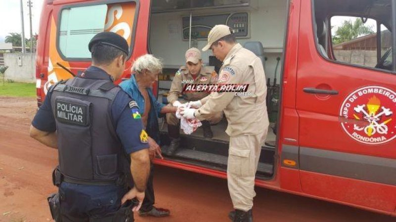 Rolim: Idoso é esfaqueado no braço após se recusar a dar dois reais a uma mulher