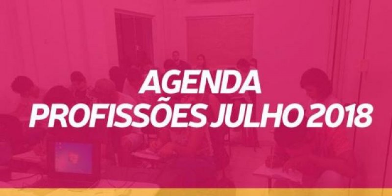 Conectinove: Profissões disponíveis em julho