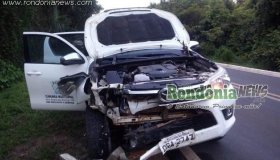 Vereadores de cidade de Alto Alegre sofrem acidente ao bater veículo em anta...