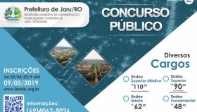 Prefeitura de Jaru, Câmara Municipal e Jaru-Previ lançam editais de concurso...