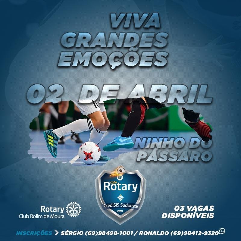 Restam três vagas para times da indústria e comércio na 31ª Copa Rotary/CrediSiS Sudoeste