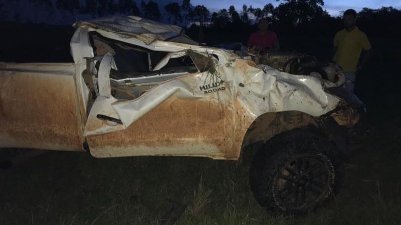Foto 3 da matéria: Rolim: Grave acidente resulta em uma pessoa morta na RO-479, próximo ao Aeroporto
