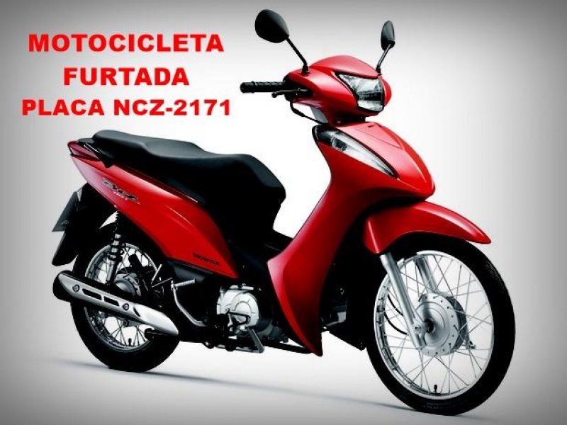 Utilidade Pública: Motocicleta Biz furtada no pátio do Hospital Materno de Cacoal