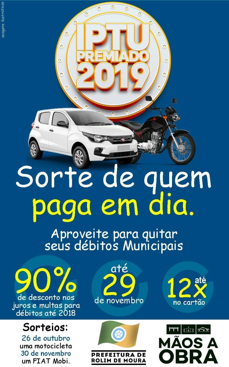 90% de desconto em juros e multas nos débitos com a Prefeitura já estão disponíveis para os moradores de Rolim de Moura