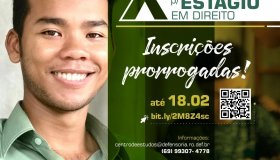 Prorrogado prazo para inscrições para estágio na Defensoria Pública