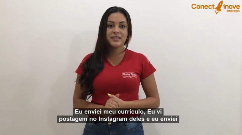 Depoimento: Mariana encontrou uma oportunidade de trabalho através da Conectinove Empregos