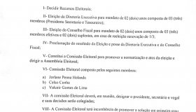 Edital de assembleia geral eleitoral do Sindicato dos Trabalhadores Rurais de...