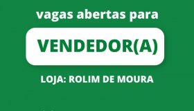 Vaga de emprego para vendedor na 3 Irmãos