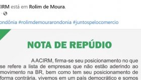 ACIRM emite nota repudiando listas com nome de empresas de Rolim de Moura que...