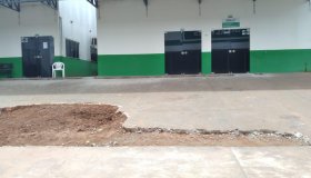 Nova rampa facilitará acesso de ambulâncias à UPA em Rolim de Moura