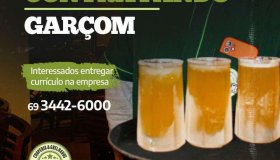 UTILIDADE PÚBLICA - estamos contratando garçom