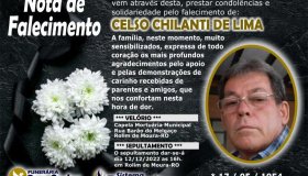Nota de falecimento: Celso Chilanti de Lima