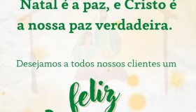 Mensagem de natal da loja 3 Irmãos
