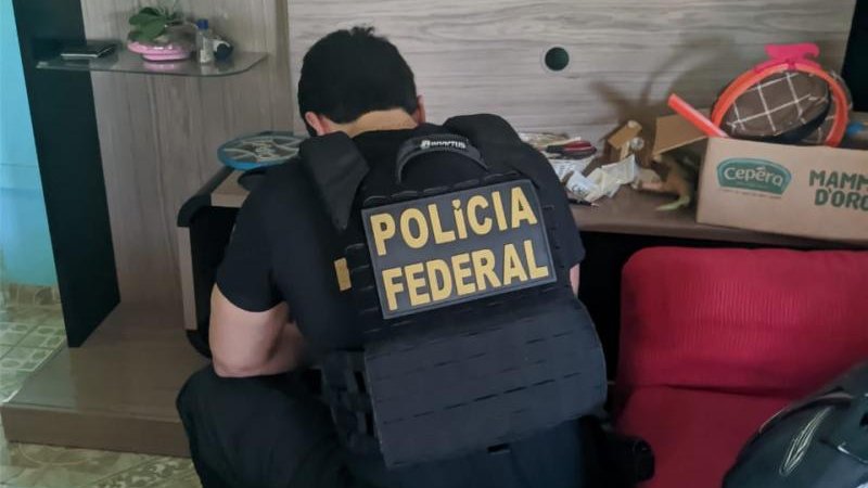 Foto 1 da matéria: PF deflagra operação de combate ao abuso sexual infantil e prende suspeito de estupro de vulnerável