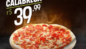 Pizza G calabresa em promoção nesta quarta, 04, no Sal da Terra