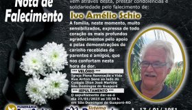 Nota de falecimento: Ivo Amélio Schio