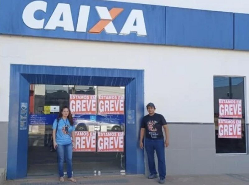 Condições precárias: Sindicato dos Bancários fecha agência da Caixa em São Miguel do Guaporé