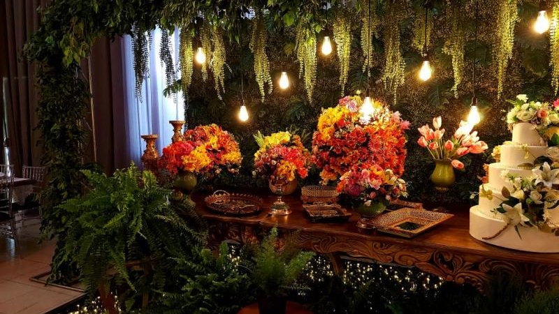 Foto 11 da matéria: Evento na AABB de Rolim de Moura. Confira decoração de casamento