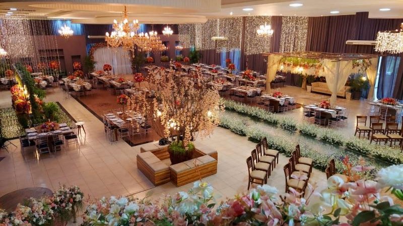 Foto 16 da matéria: Evento na AABB de Rolim de Moura. Confira decoração de casamento