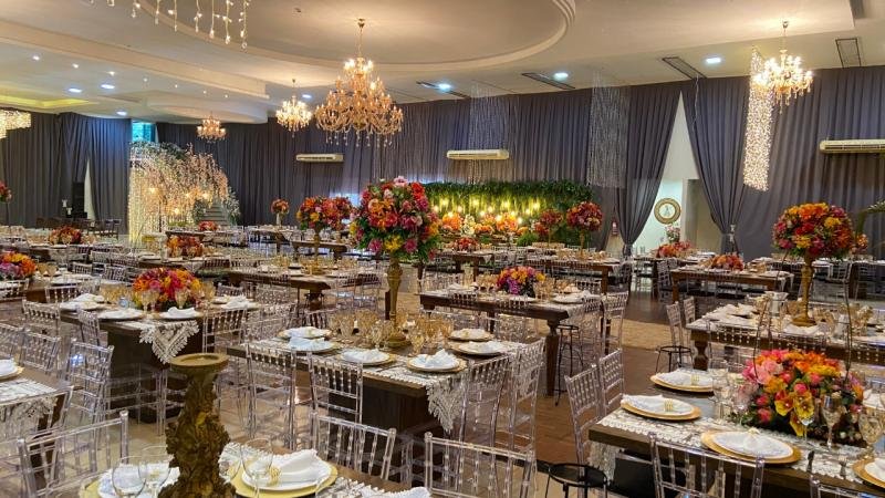 Foto 10 da matéria: Evento na AABB de Rolim de Moura. Confira decoração de casamento
