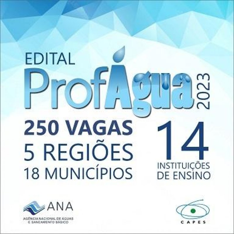 Mestrado em Gestão e Regulação de Recursos Hídricos abre inscrições