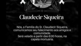 Prefeitura de Rolim de Moura emite pesar pelo falecimento do pioneiro Claudecir...